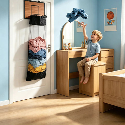Hamper with Clothes Inside